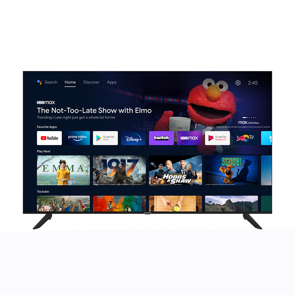 SKYWORTH 50" UD7200 4K UHD LED Smart TV, Chromecast Built-In(Open Box)