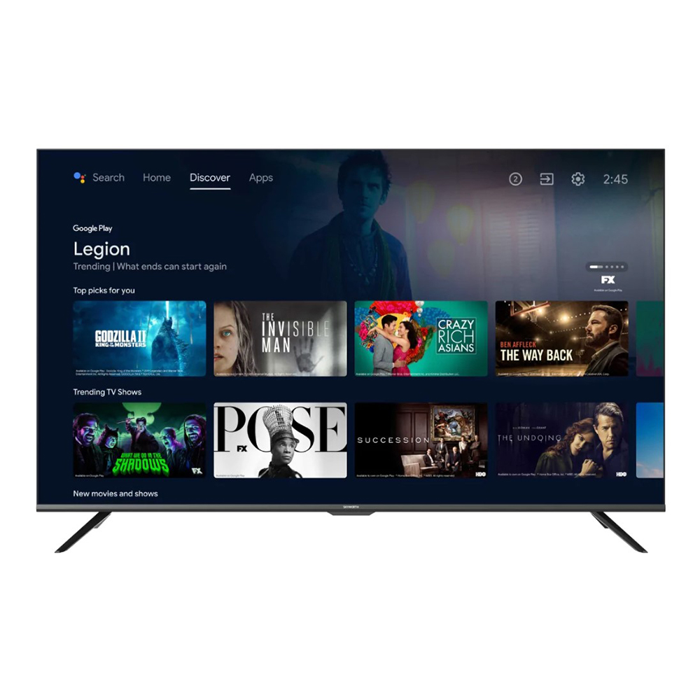 Skyworth 55" UC7500 4K UHD LED Smart TV, Chromecast Built-In