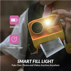 Mafiti Kids Camera Instant Print, K27 48MP Digital Camera with Zero Ink, Selfie 1080P Video Camera with 32G TF Card, Toys Gifts