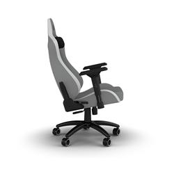 CORSAIR TC200 Fabric Gaming Chair - Standard Fit, Light Grey / White