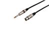 iCAN XLR Female to 6.35mm TS Mono Microphone Cable, 10FT