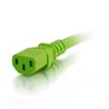 C2G 14AWG Power Cord (IEC320C14 to IEC320C13) – Green 6ft