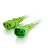 C2G 14AWG Power Cord (IEC320C14 to IEC320C13) – Green 6ft