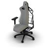 CORSAIR TC200 Fabric Gaming Chair - Standard Fit, Light Grey / White